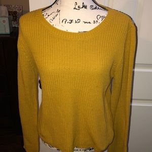 Moon & Madison Mustard Knitted Sweater